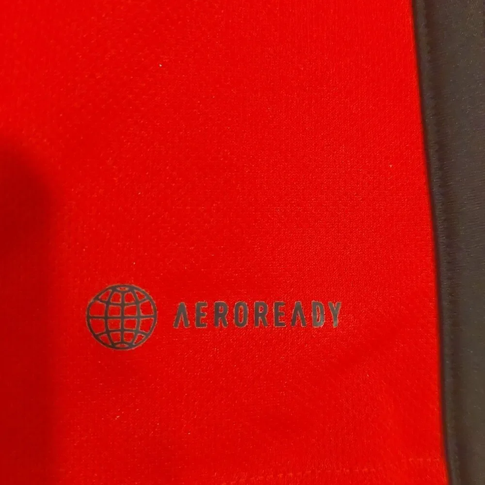 Adidas Belgium 2022 WORLD CUP Home Soccer Jersey Men’s L Aeroready Red Black
